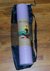 (12) Exercise Yoga Mats Non Slip with bag/strap 72″ x 24″ x 6mm thickness Purple