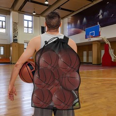 Extra Large Sports Ball Bag, Heavy Duty Breathable Mesh Storage Bag, 40″ x 30…