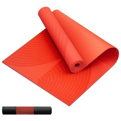 Yoga Mat XXL 213×76cm – 8mm Thick, Double Sided High Density PVC Non Slip…