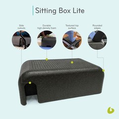 Pilates Sitting Box Lite Lightweight Foam For Balanced Body