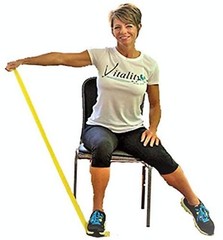Senior Resistance Band: Light Resistance, Longer Length + Instruction Guide.
