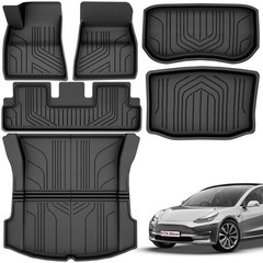 YITAMOTOR Tesla Model 3 Floor Mats Full Set Custom Fit 2020-2023 All-Weather …
