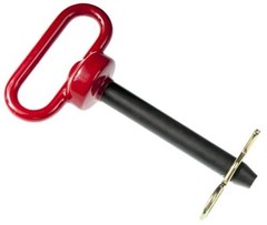 Double HH, 00113, Red Handled Hitchpin 1/2″ x 3-5/8″