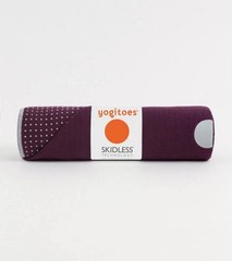 Manduka Yogitoes Hot Yoga Mat Towel 2.0 71in Moisture Grip Silicone Nubs Purple