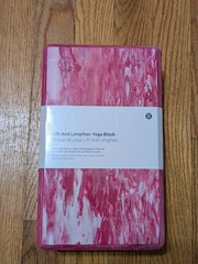 Factory Sealed New lululemon Lift and Lengthen Yoga Block Pink and White Marble