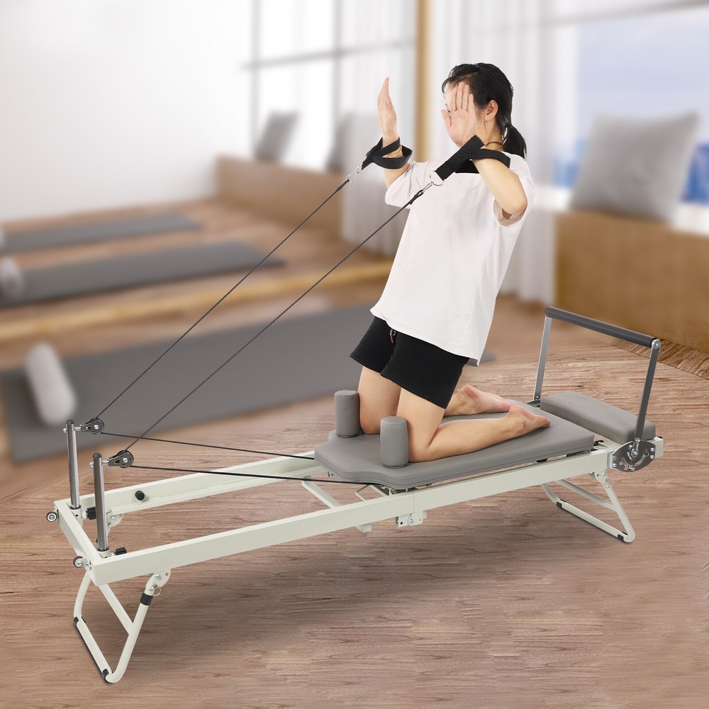 Pilates Reformer Machine Foldable Yoga Fitness Pilates Exercise Equipment 120kg