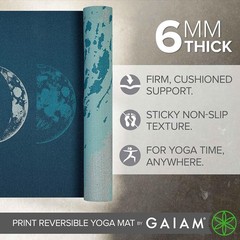 Yoga Mat – Premium Print Reversible Extra Thick Non Slip Exercise & Fitness Mat