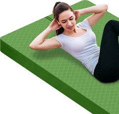 Premium Thick Exercise Mat for Yoga, Pilates & Fitness with Free Carry Bag