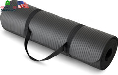 Amazon Basics Extra Thick Exercise Yoga Mat with Carrying Strap