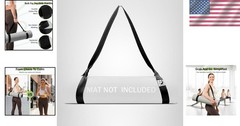 Yoga Mat Strap Adjustable Cotton Carrier Sling Black Durable Portable Secure …