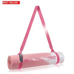 Lightweight Yoga Mat Sling Strap – Eco-Friendly, Adjustable 71″ Carrier in Pink