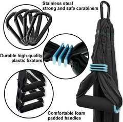 Aerial Yoga Swing Set – Yoga Hammock Aerial Swing – Aerial Sling Inversion Fl…