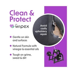 Wipex Gym Wipes for Equipment – Lavender Essential Oil Infused Cleaning Vineg…