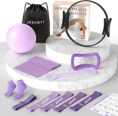 Pilates Ring Kit for Women, Pilates Equipment – 14.5″ Home Magic Circle Workout
