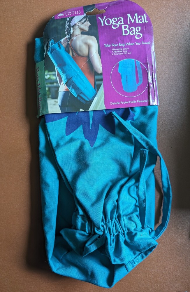 LOTUS YOGA MAT BAG carrier 28″ x 6” NEW