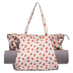 Corduroy Yoga Tote Bag Gifts for Women Drawstring Yoga Mat Bag for Office Wor…