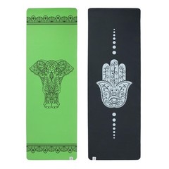 SINT Yoga Mat – Premium 6mm Print Reversible Extra Thick and Large Non Slip E…