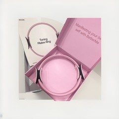 BetterMe Pilates Ring Raspberry Pink 15in Core Leg Glute Balance Workout