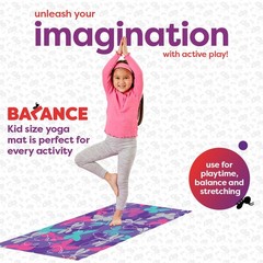 Yoga Mat – Yoga Mats for , Home Workout, Travel, Fitness, Pilates, Stretching…