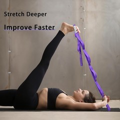 Stretch Strap Yoga Exercise Band with Loops