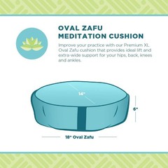 Zafu Meditation Pillows Sitting on Floor Yoga Cushion Cotton/Buckwheat fill Yoga