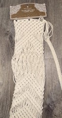 Oak And Reed Macrame Yoga Mat Carry Bag 100% Cotton Boho Made In India NWT