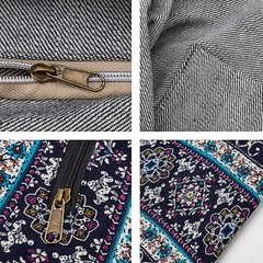 Hippie Crossbody Bag Thai Top Zip Hobo Sling Bag Handmade Hipster Messenger Bag