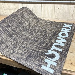 Hotworx Exercise Yoga Mat 72″ x 24″ Non-Slip Textured Hemp Fiber Gym Workout