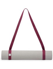New GAIAM Easy Cinch Raspberry Color Yoga Mat Sling – Hands Free Mat Carrier