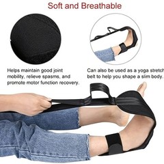 Yoga Stretching Strap Leg Foot Flexibility Band Rehab Pilates Exercise Tool