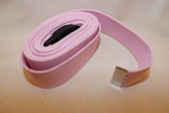 Yoga Belt Yogibelt® Pink 260 P Cotton Fabric 260 x 4 cm Plastic Buckle NEW
