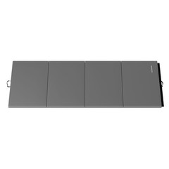 BalanceFrom Fitness GoGym 4′ x 10′ x 2″ Folding Gymnastics Mat, Gray (2 Pack)