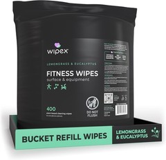 Fitness Wipes Bucket Refill Roll EWG Verified Plant-based Fitness Equipment