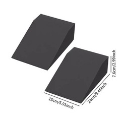 2x Squat Wedge Block Foot Incline Board Squat Ramp Balancing Practice Exercise