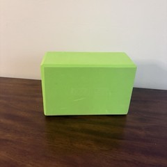 Free Spirit Big Thick Yoga Block 3.5” X 6 X 9” Bright Green Preowned RFS