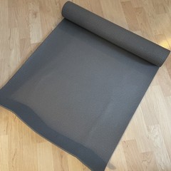 1/4” Eco Friendly Gray Non Slip Workout Yoga Mat with Carry Strap