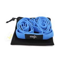 Elastic Yoga Straps With 10 Loops, Carry Bag & Instruction Manual (SZ08)
