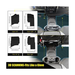Floor Mats for Ranger XD 1500 Crew 2024+,TPE Front & Rear Row Floor Liners