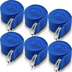 6 Pcs Yoga Strap for Stretching 8 Ft Yoga Exercise Adjustable Straps Bands wi…