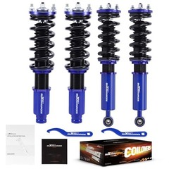 Coilovers for Honda CR-V 1996-2001 FWD AWD, Height Adjustable Coilovers Blue