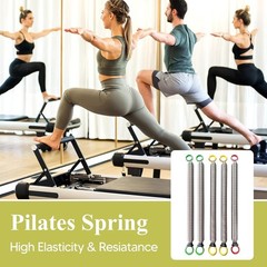 5pcs Pilates Reformer Tension Springs Steel Wire Replacement Accessories