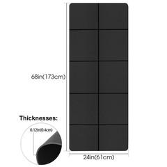 Yoga Mat Sports Fitness EVA Comfortable Foam 4Mm Thick Yoga Mat Sports Yoga and