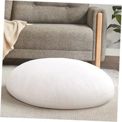 Round Floor Pillow Insert, Large Thick Meditation Cushion, 32 32″ Inches 1