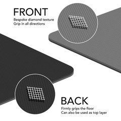 Extra Thick 10mm Large Non-Slip Exercise Mat 72″x32″ – Yoga, Pilates, HIIT, Fitn