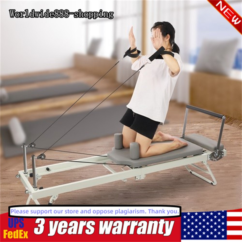 Pilates Reformer Machine Foldable Yoga Fitness Pilates Exercise Equipment 120kg