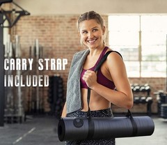 Grip-Enhancing Pro Yoga Mat with Middle-layer Mesh