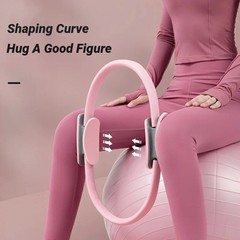 Dual-Grip Pilates Ring – Magic Circle for Yoga, Resistance & Full-Body Workouts