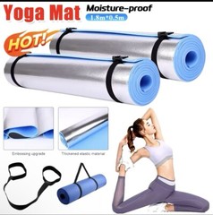 Non-Slip Yoga Mat – EVA 1/0.6CM Thick for Exercise, Pilates, Gymnastics, Fitness