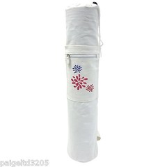 Shocking Athletic Yoga Mat Tote Designer Series – Petals, White YA9226