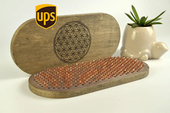Sadhu Board Copper Nails Oval Wooden Gray 10 mm | 0.4″ for Beginners